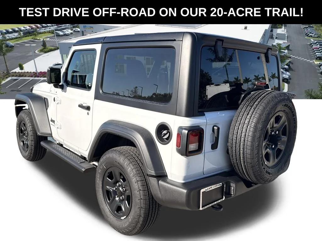 New 2026 Bright White Clear-Coat Exterior Paint Jeep Sport image 6