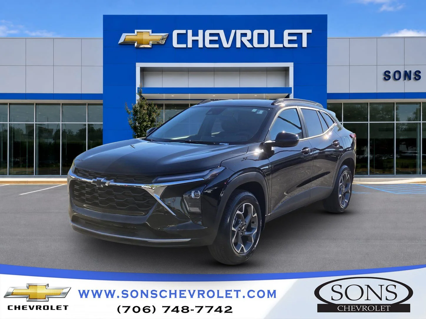 New 2026 Mosaic Black Metallic Chevrolet LT image 1
