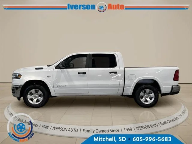 New 2026 Bright White Clear-Coat Exterior Paint RAM BIG HORN image 4