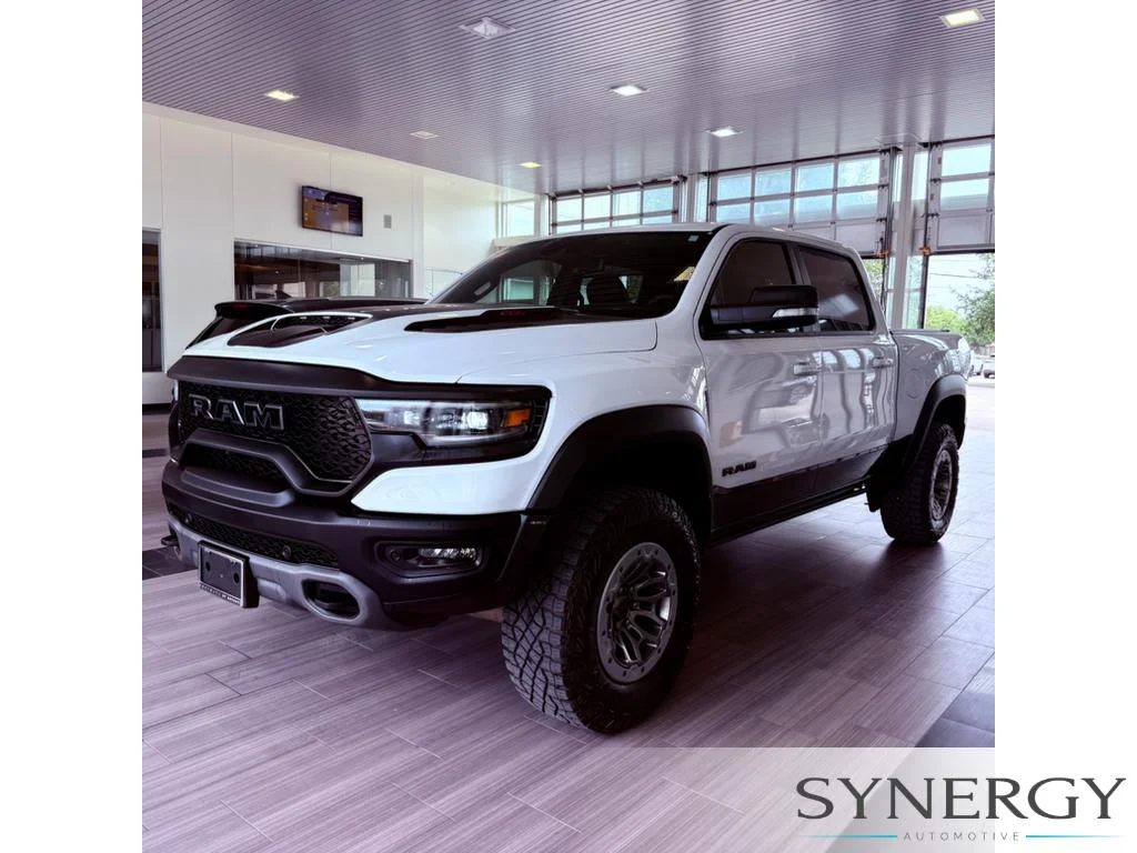 Used 2022 Bright White Clearcoat Ram TRX image 1