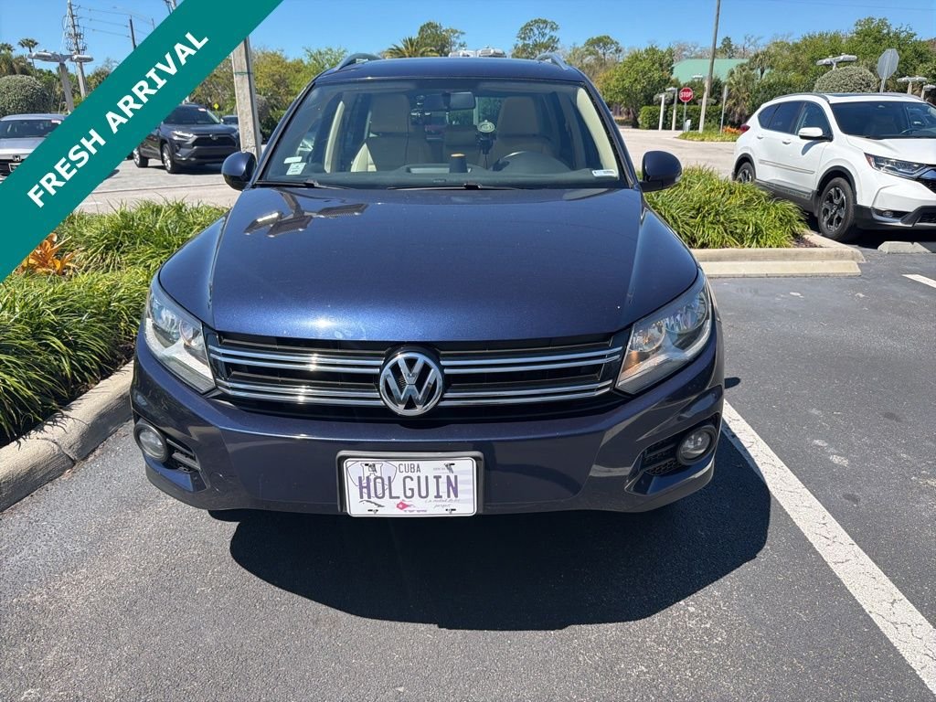 Used 2015 Volkswagen Tiguan SE with VIN WVGBV7AX9FW594393 for sale in Naples, FL