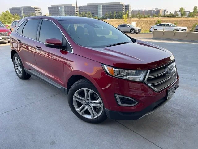Used 2016 Red Ford Titanium image 2