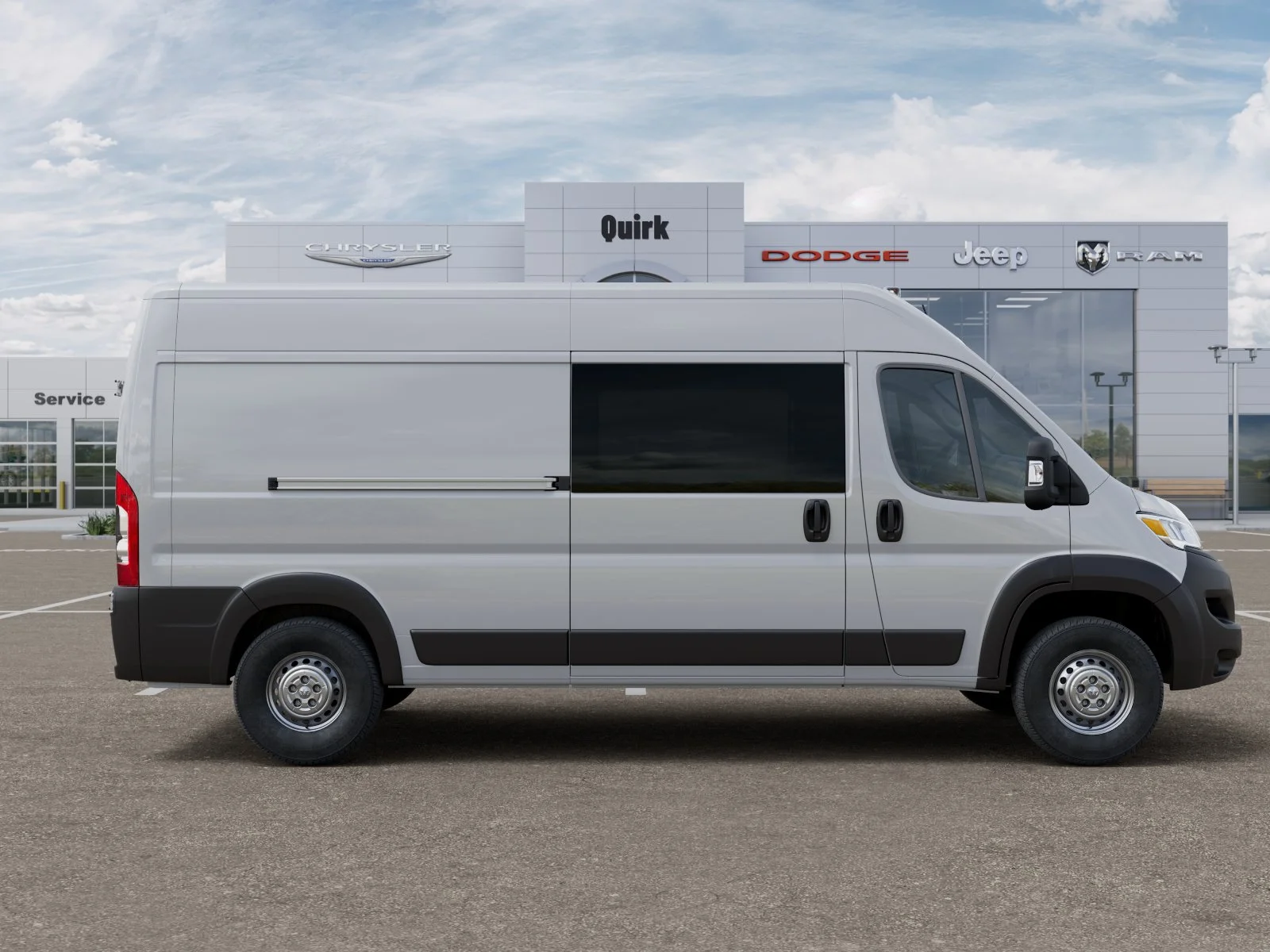 New 2026 Bright White Clear-Coat Exterior Paint RAM Tradesman image 47