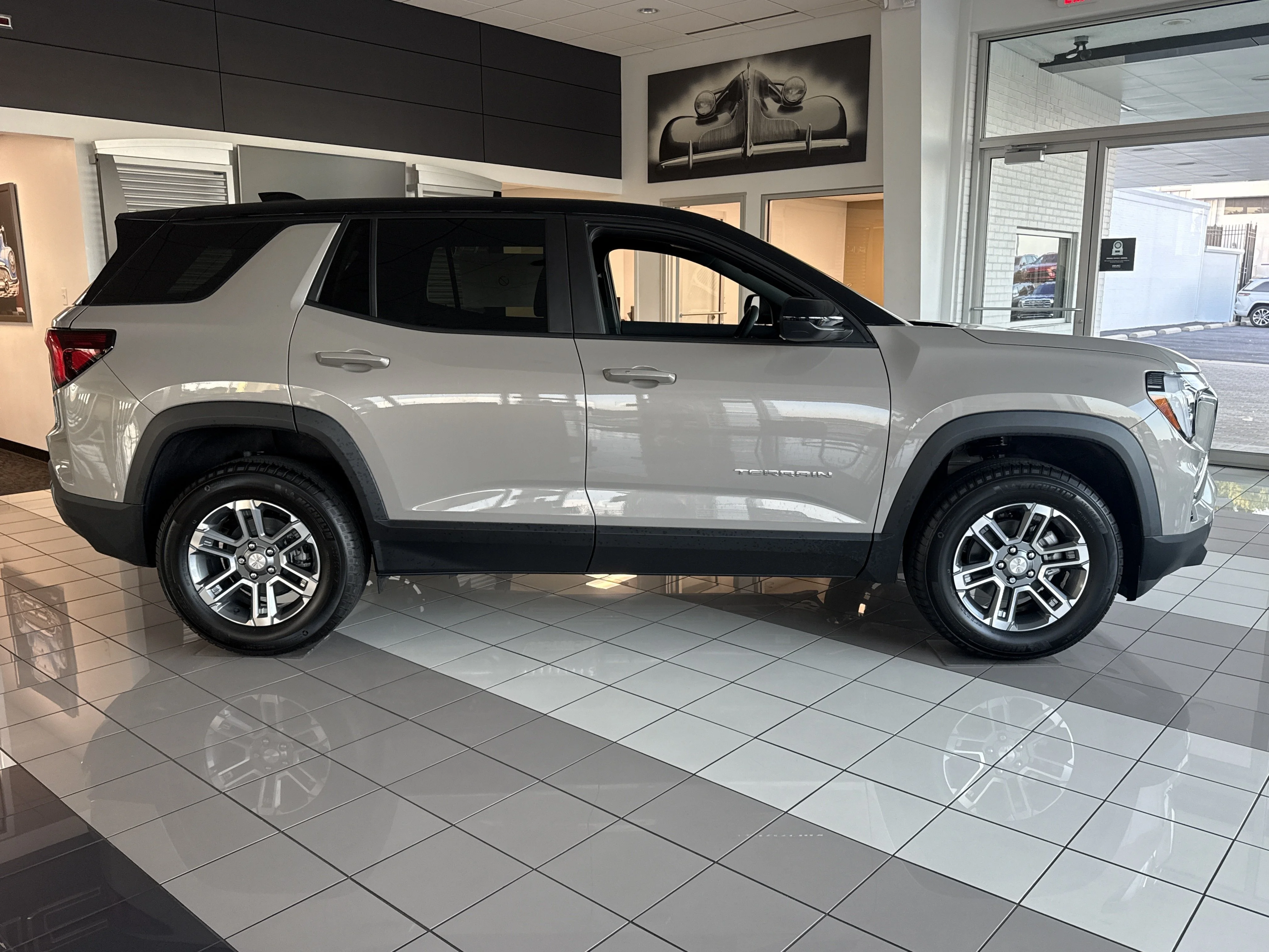 New 2027 Riverstone Metallic GMC AWD Elevation image 2