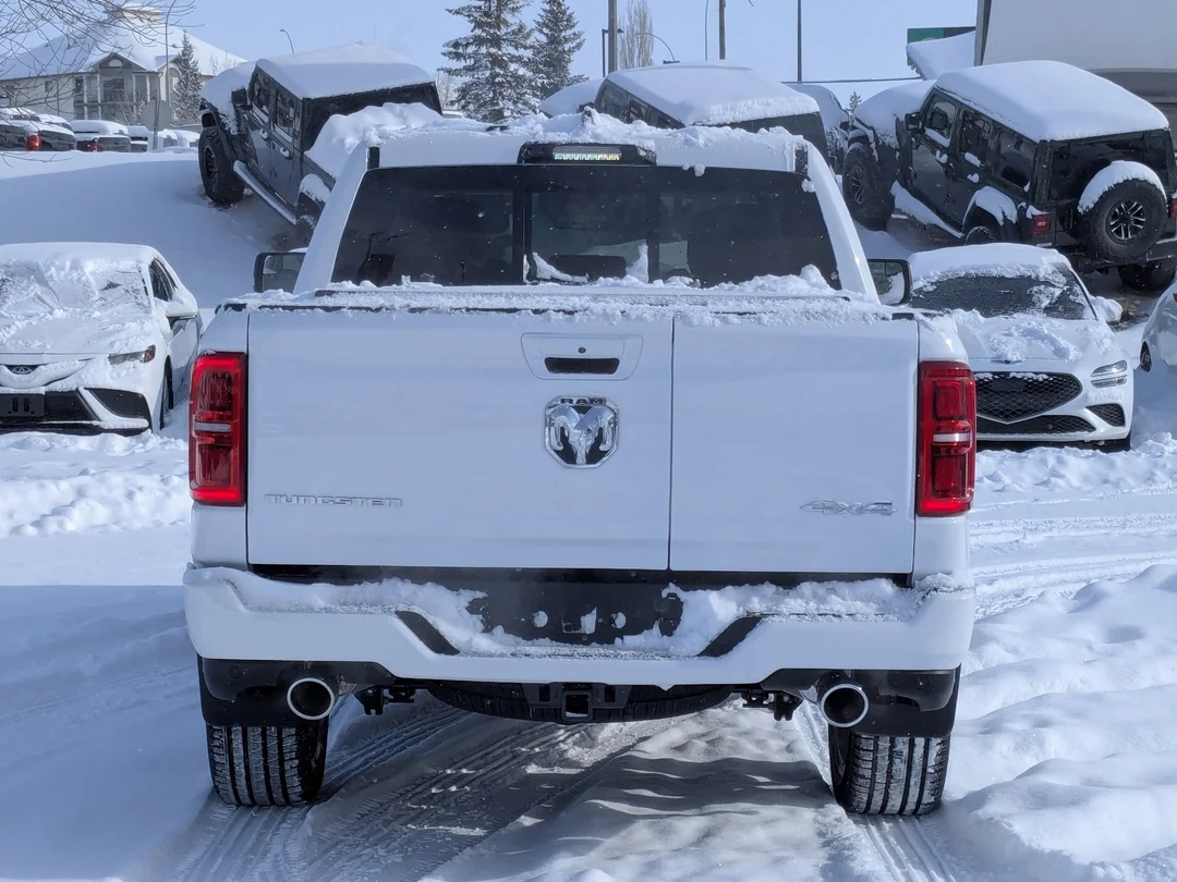 New 2026 White RAM Tungsten - - 4x4 - Bed Utility Group - Multi-function Tailgate - Trailer Brake Control & More! image 7