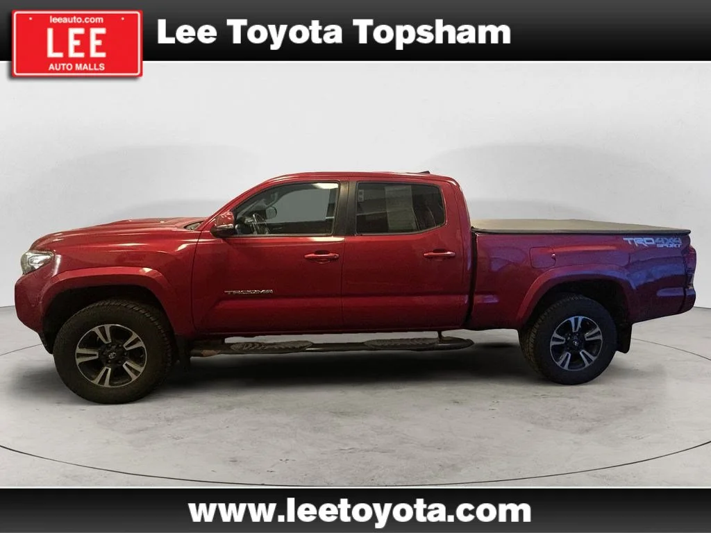 Used 2019 Barcelona Red Metallic Toyota TRD Sport image 2