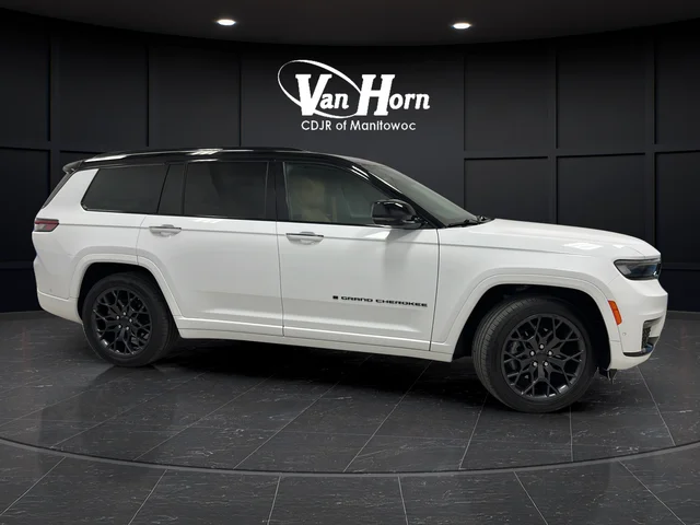 Used 2024 Bright White Clearcoat Jeep Summit image 8