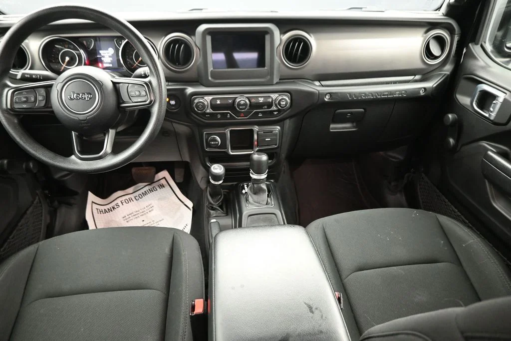 Used 2022 Black Jeep Unlimited Sport image 12