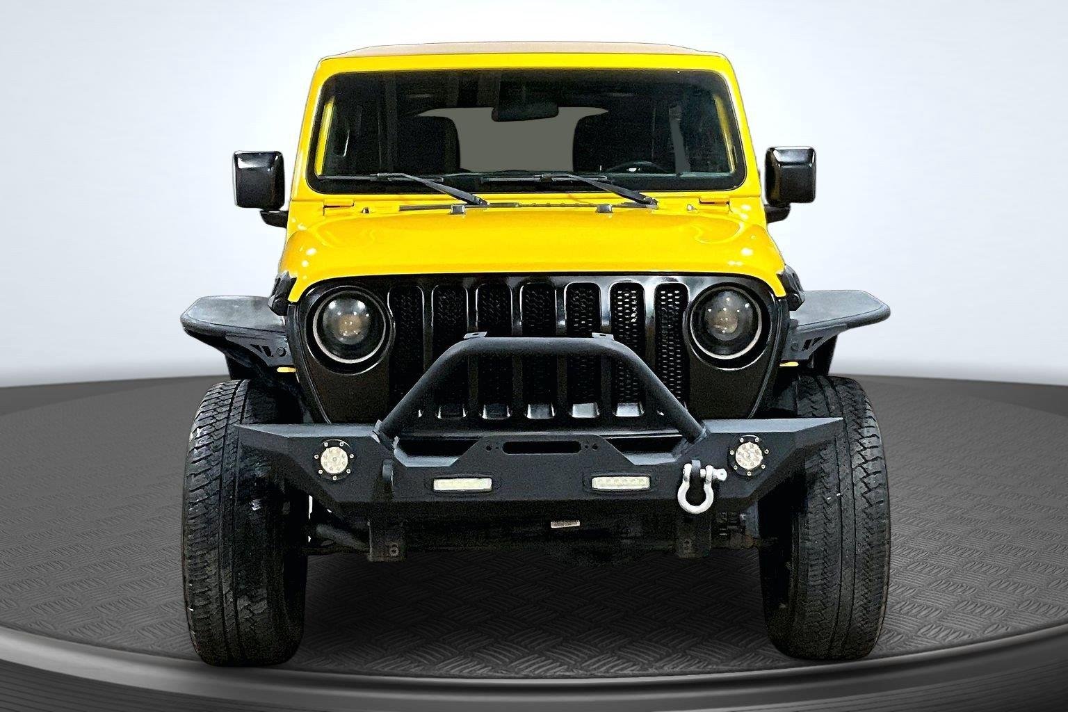 Used 2021 Hellayella Clearcoat Jeep Unlimited Willys Sport image 3