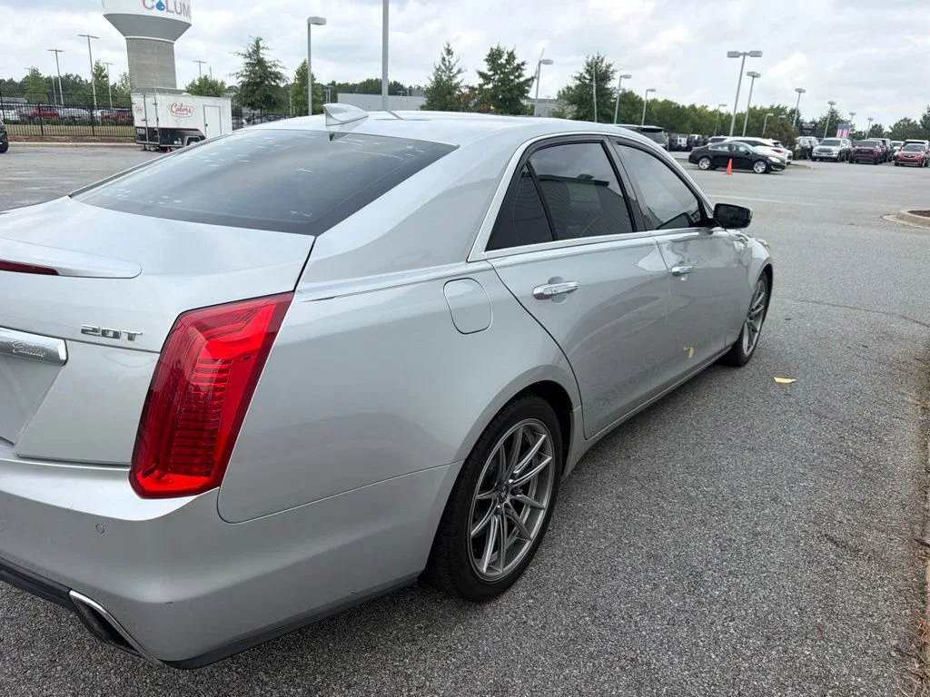 Used 2017 RADIANT SILVER METALLIC Cadillac Luxury RWD image 3