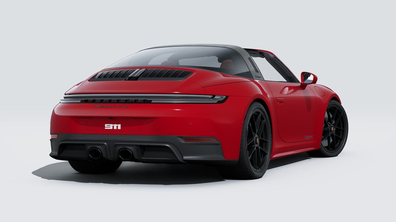 New 2026 Carmine Red Porsche Targa 4 GTS image 9