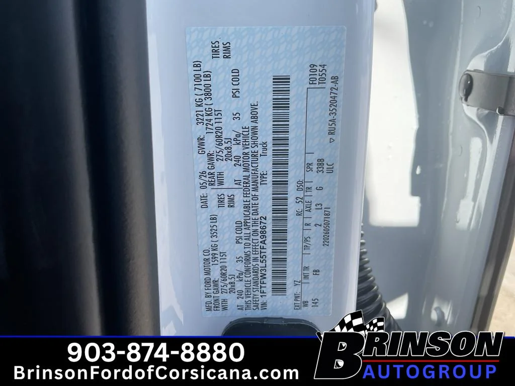 New 2026 Oxford White Ford XLT image 20