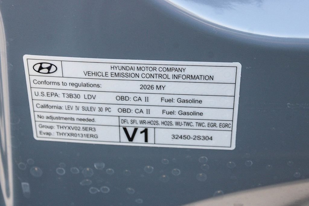 New 2026 Blue Hyundai SEL Sport image 27