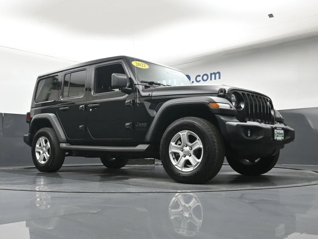 Used 2022 Black Jeep Unlimited Sport S image 26