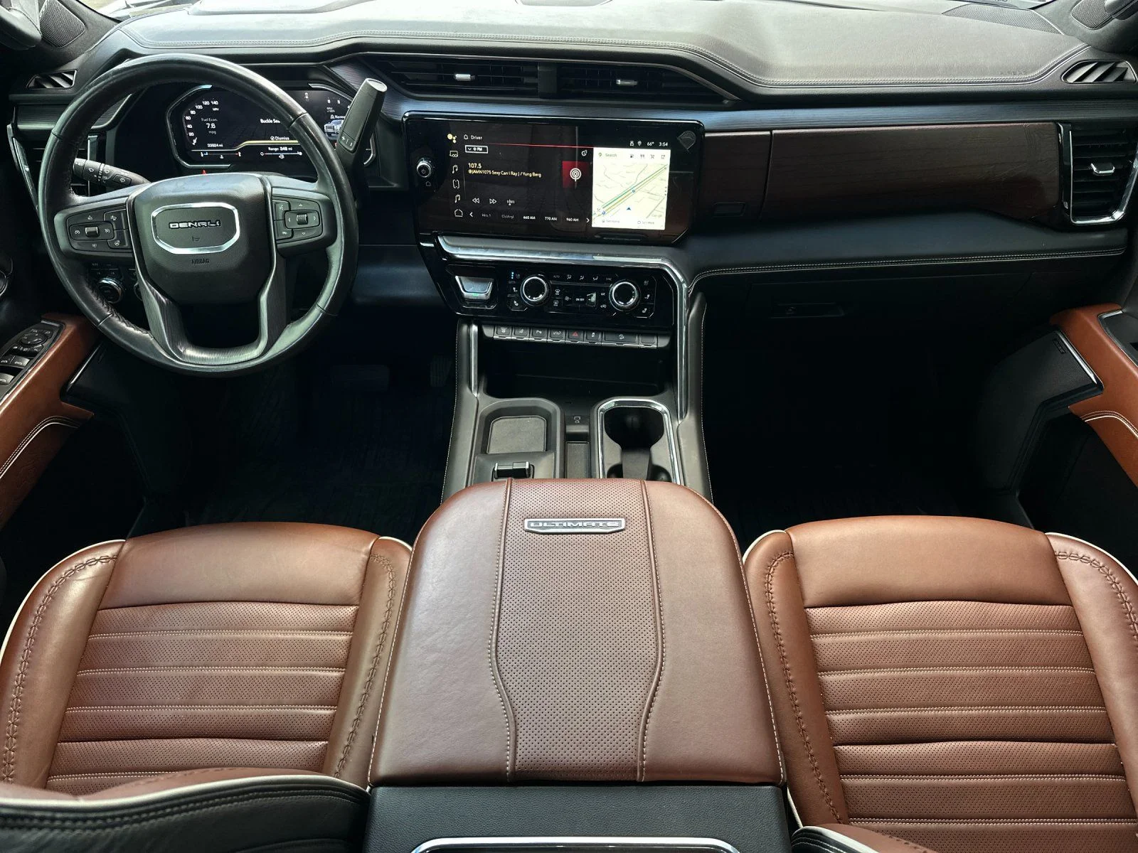 Used 2024 White Frost GMC Denali Ultimate image 12