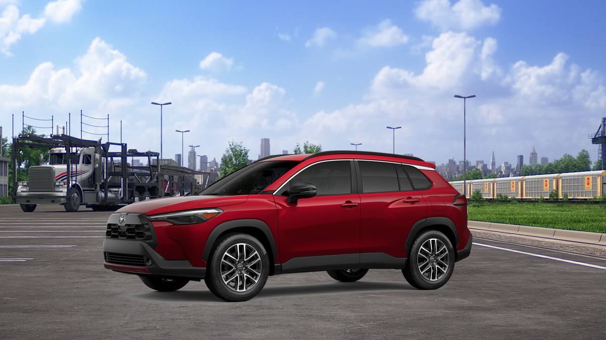 New 2026 Soul Red Crystal Toyota XLE image 2