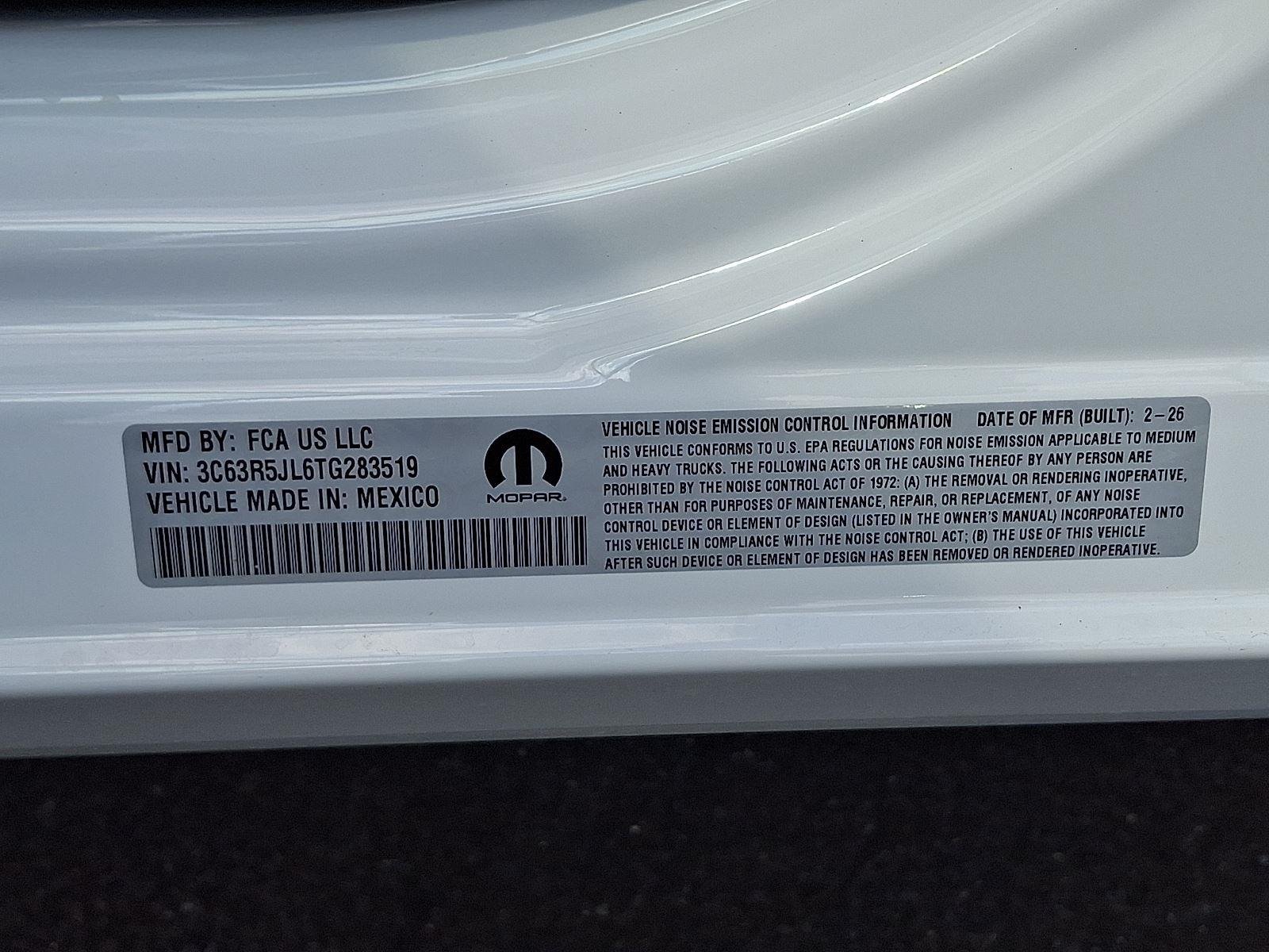New 2026 Bright White Clearcoat RAM Big Horn image 18