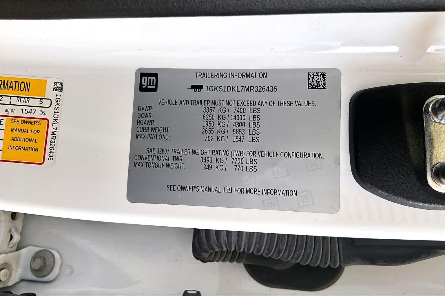 Used 2021 Summit White GMC Denali image 35