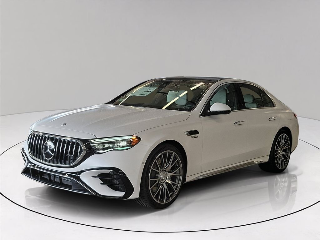 New 2027 MANUFAKTUR Moonlight White Magno Mercedes-Benz AMG® E 53 E 4MATIC+ Sedan image 3