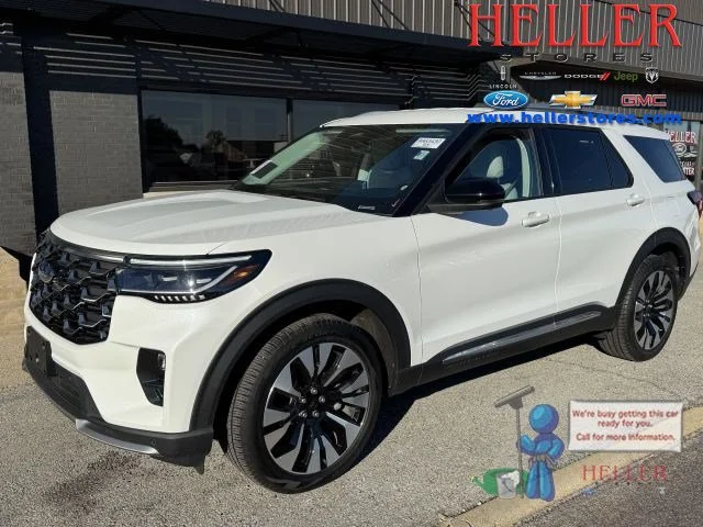 Used 2026 White Metallic Ford Platinum image 1
