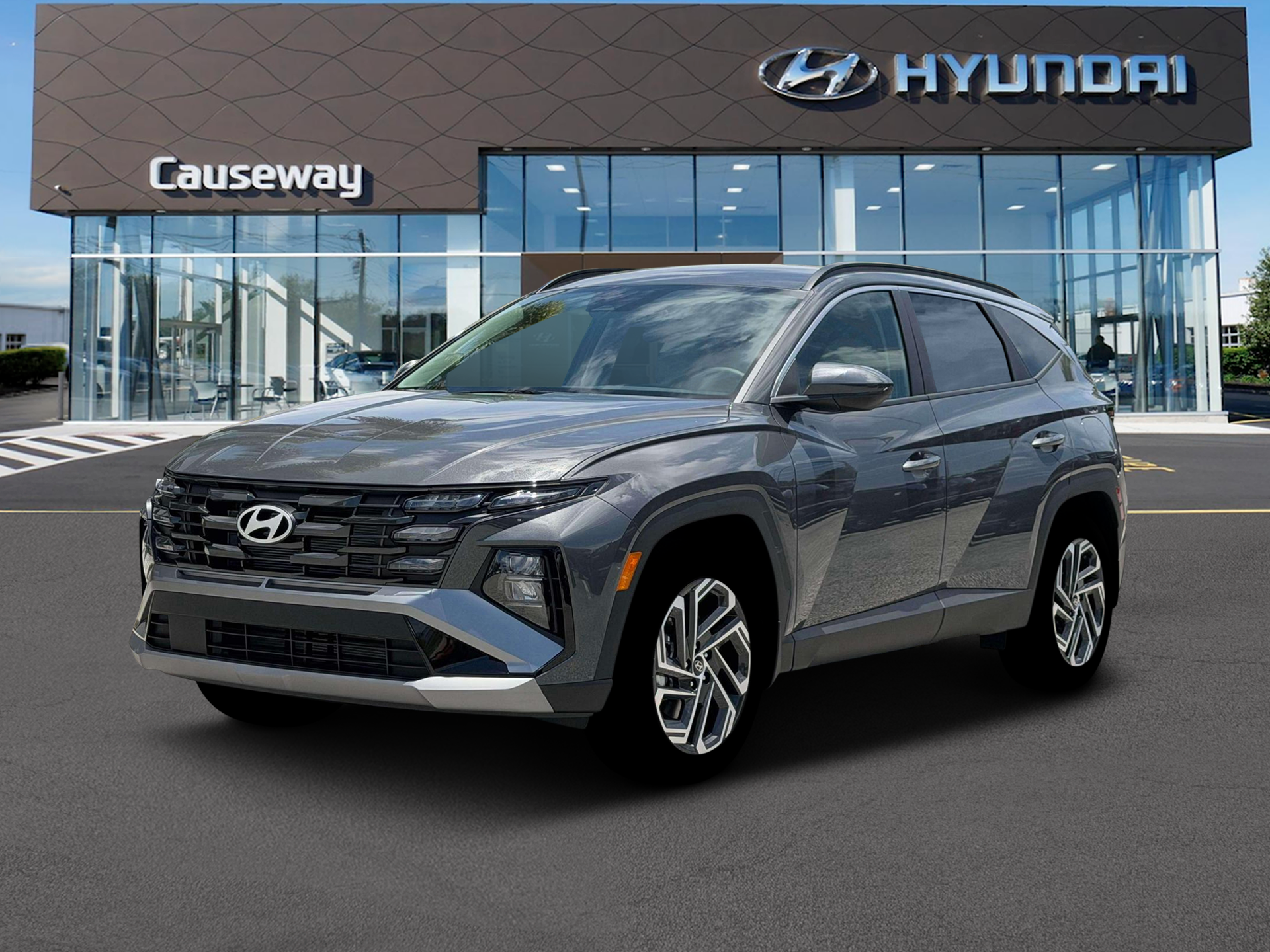 New 2026 Gray Hyundai SEL Plus AWD image 1