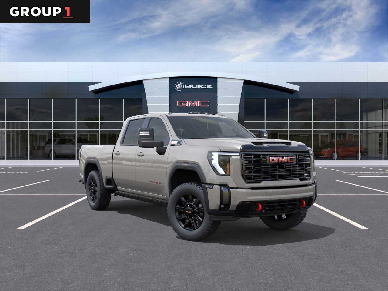 Coastal Dune 2026 GMC Sierra 2500HD AT4 Crew Cab 4WD Pickup Truck Four-Wheel Drive