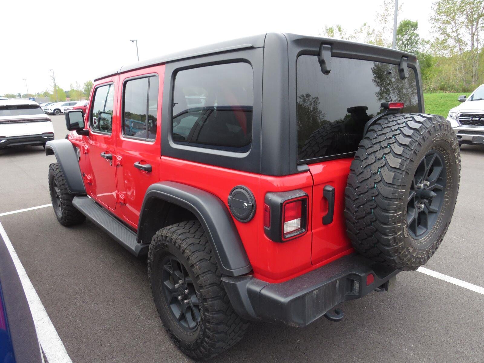 Used 2024 Firecracker Red Clearcoat Jeep Willys image 13