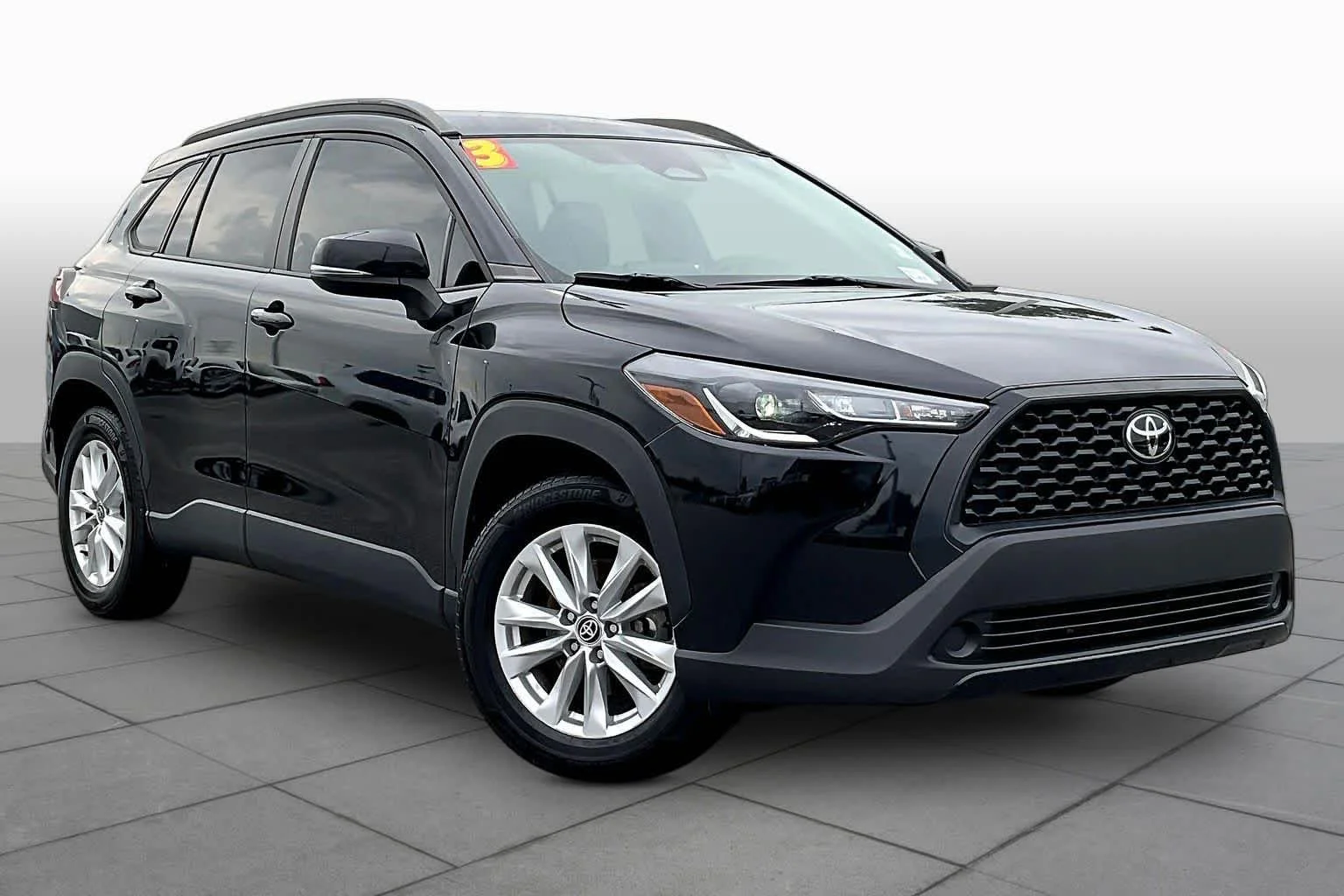 Used 2023 Jet Black Toyota LE image 3