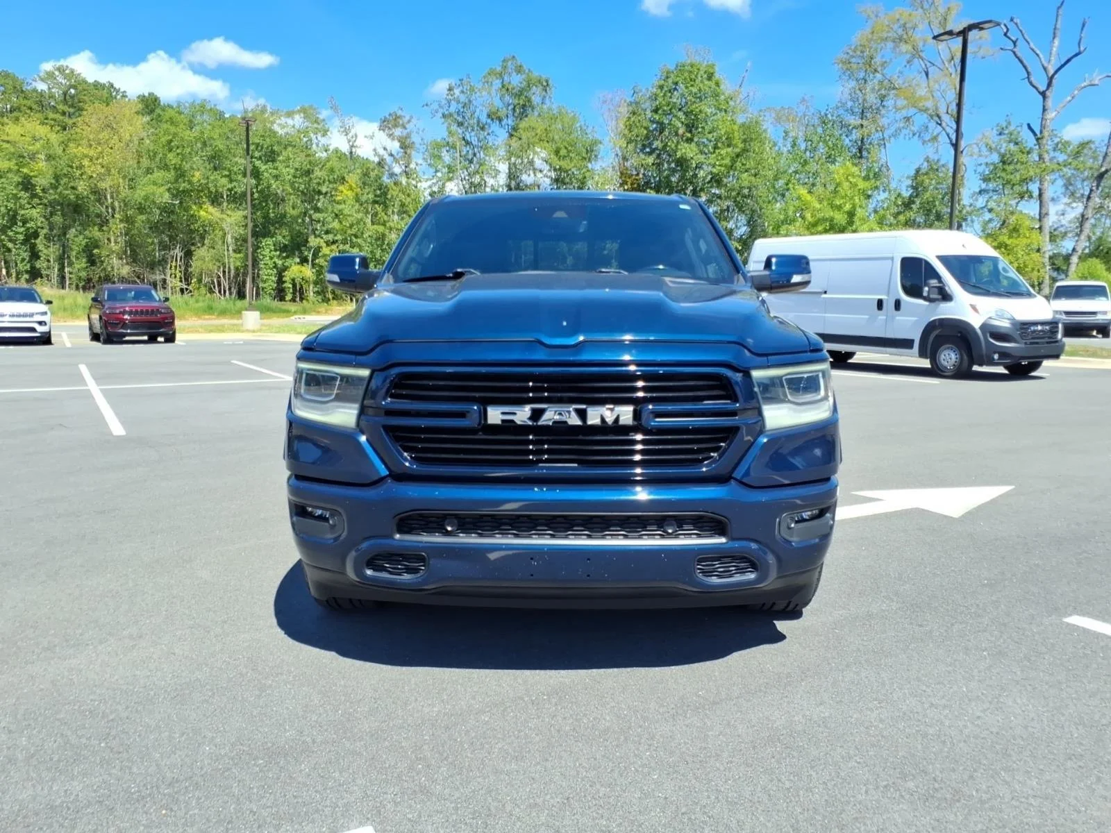 Used 2021 Patriot Blue Pearlcoat Ram Laramie image 14