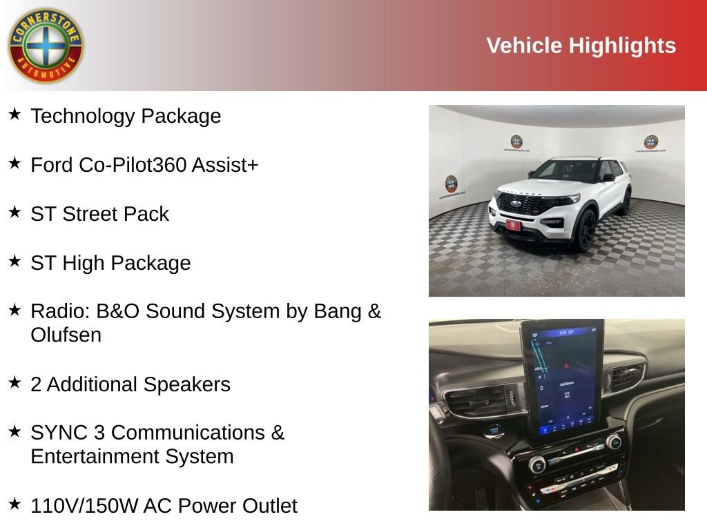 Used 2022 Ford Explorer ST with VIN 1FM5K8GC3NGB89624 for sale in Elk River, Minnesota