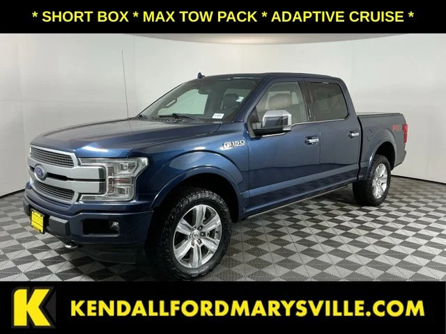 Used 2019 Blue Ford Platinum image 1