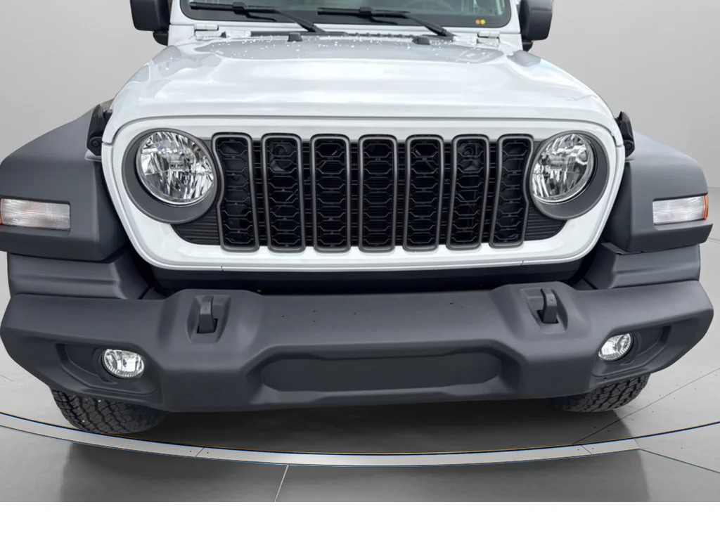 New 2026 Bright White Clear-Coat Exterior Paint Jeep Sport S image 4