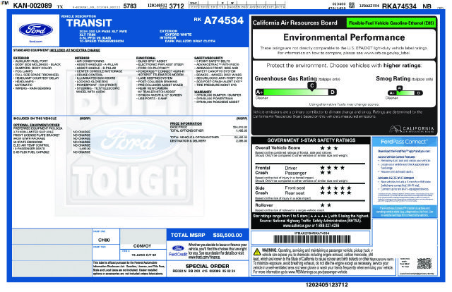 Used 2024 White Ford XLT image 40