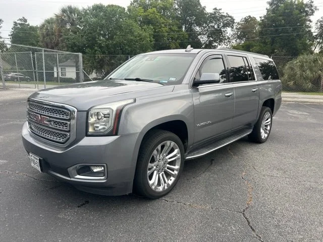 Used 2019 SATIN STEEL METALLIC GMC SLT Standard Edition image 1