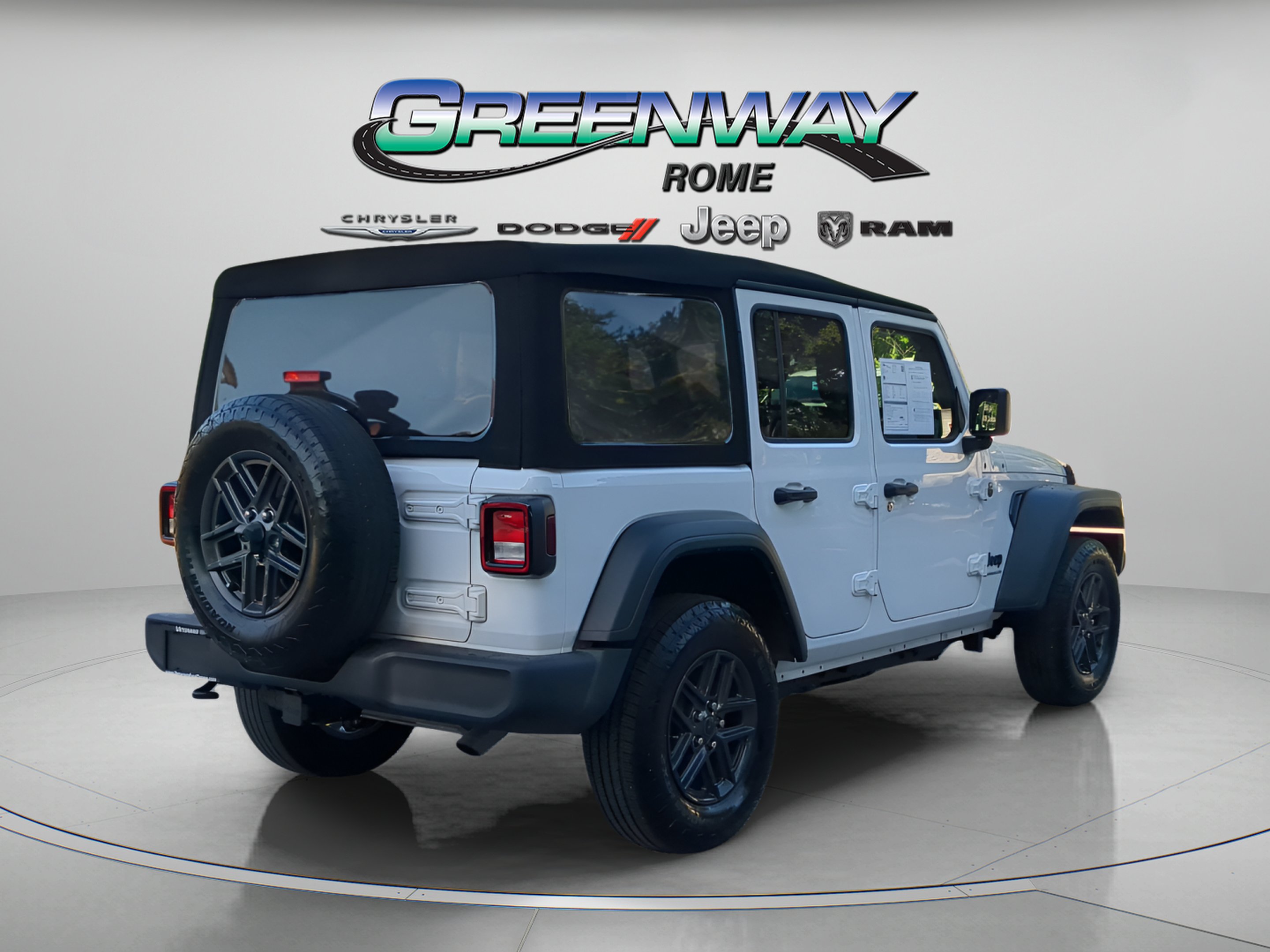 Used 2024 Bright White Clearcoat Jeep Sport S image 32