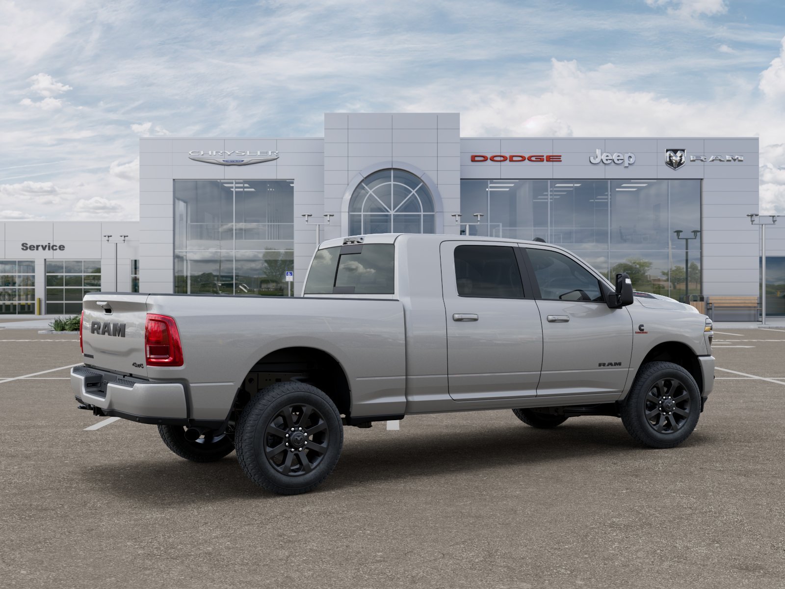 New 2026 Silver-Zynith Exterior Paint RAM Laramie image 44