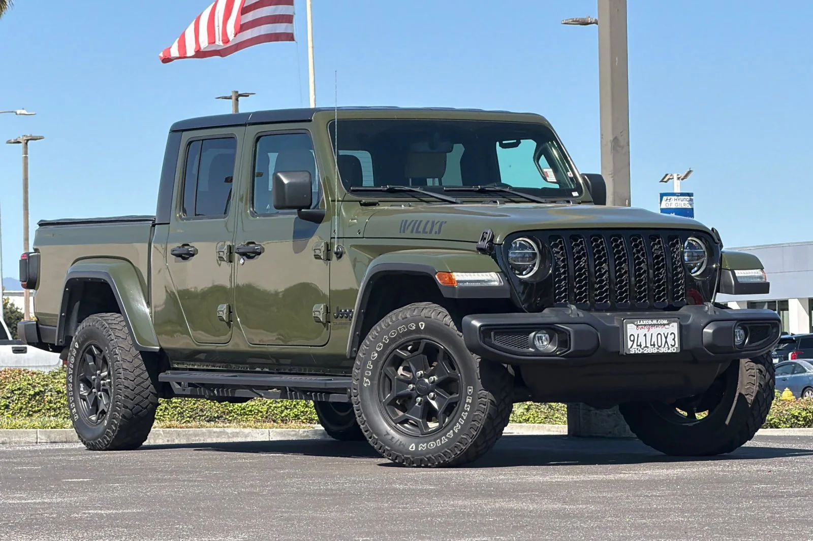 Used 2022 Green Jeep Willys image 2