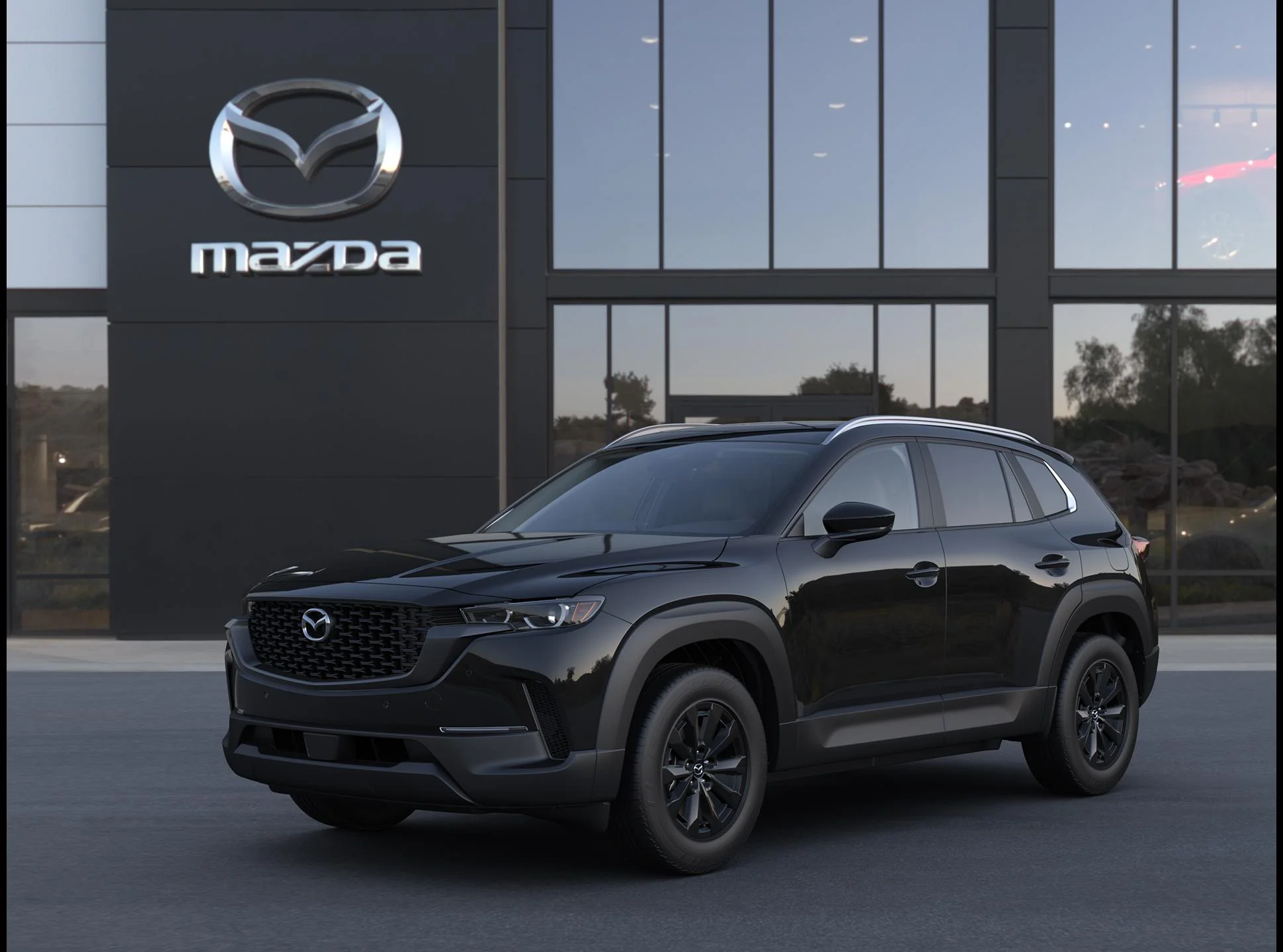 New 2026 Jet Black Mica Mazda Preferred AWD image 1