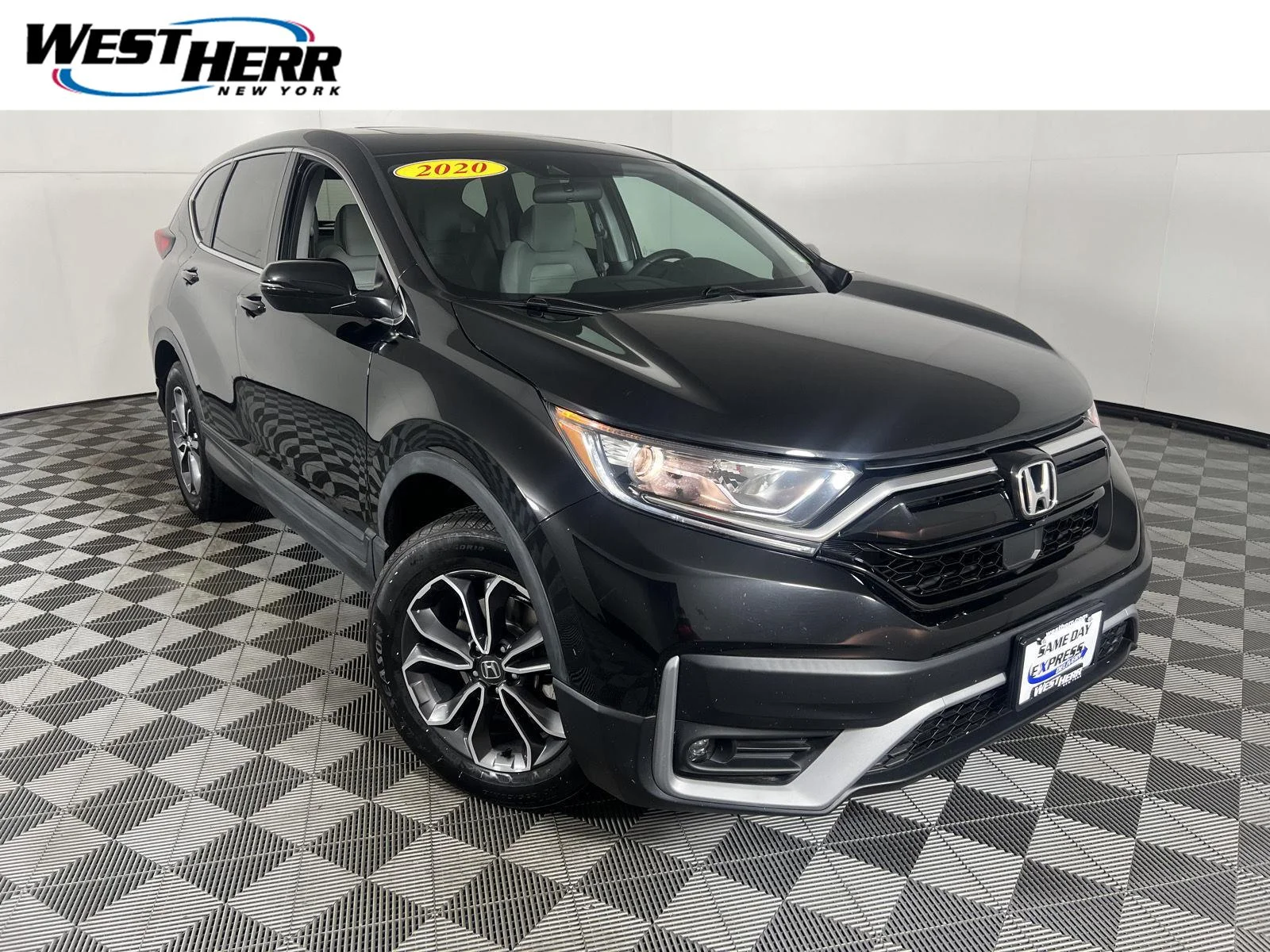 Used 2020 Crystal Black Pearl Honda EX image 1