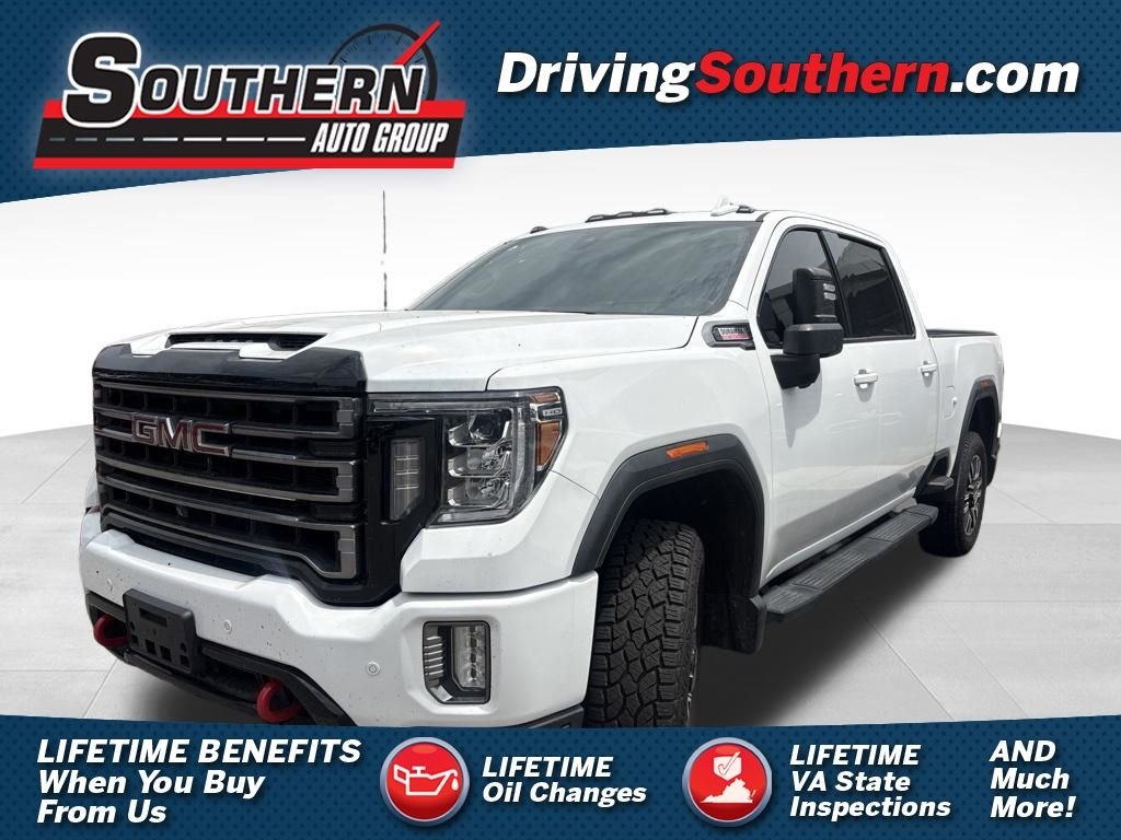 Used 2020 White GMC AT4 image 1