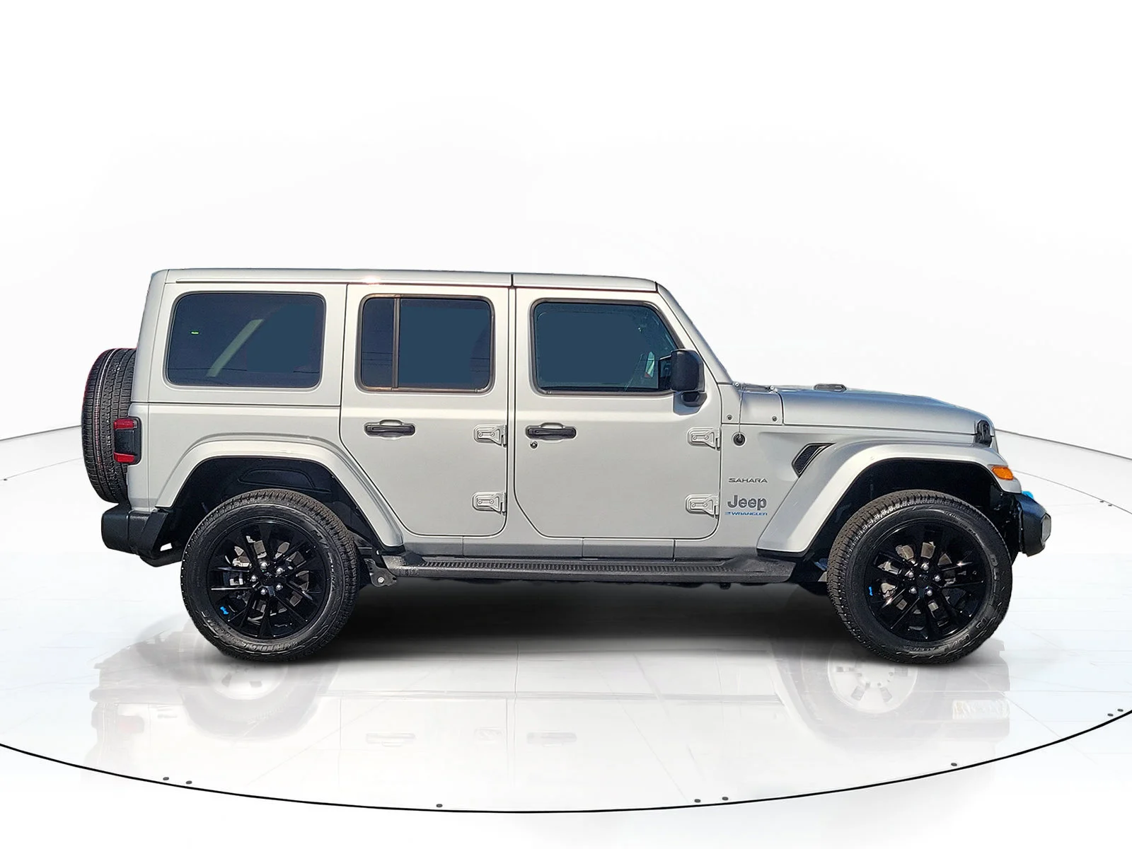 Certified Used 2023 Silver Jeep Sahara 4xe image 2