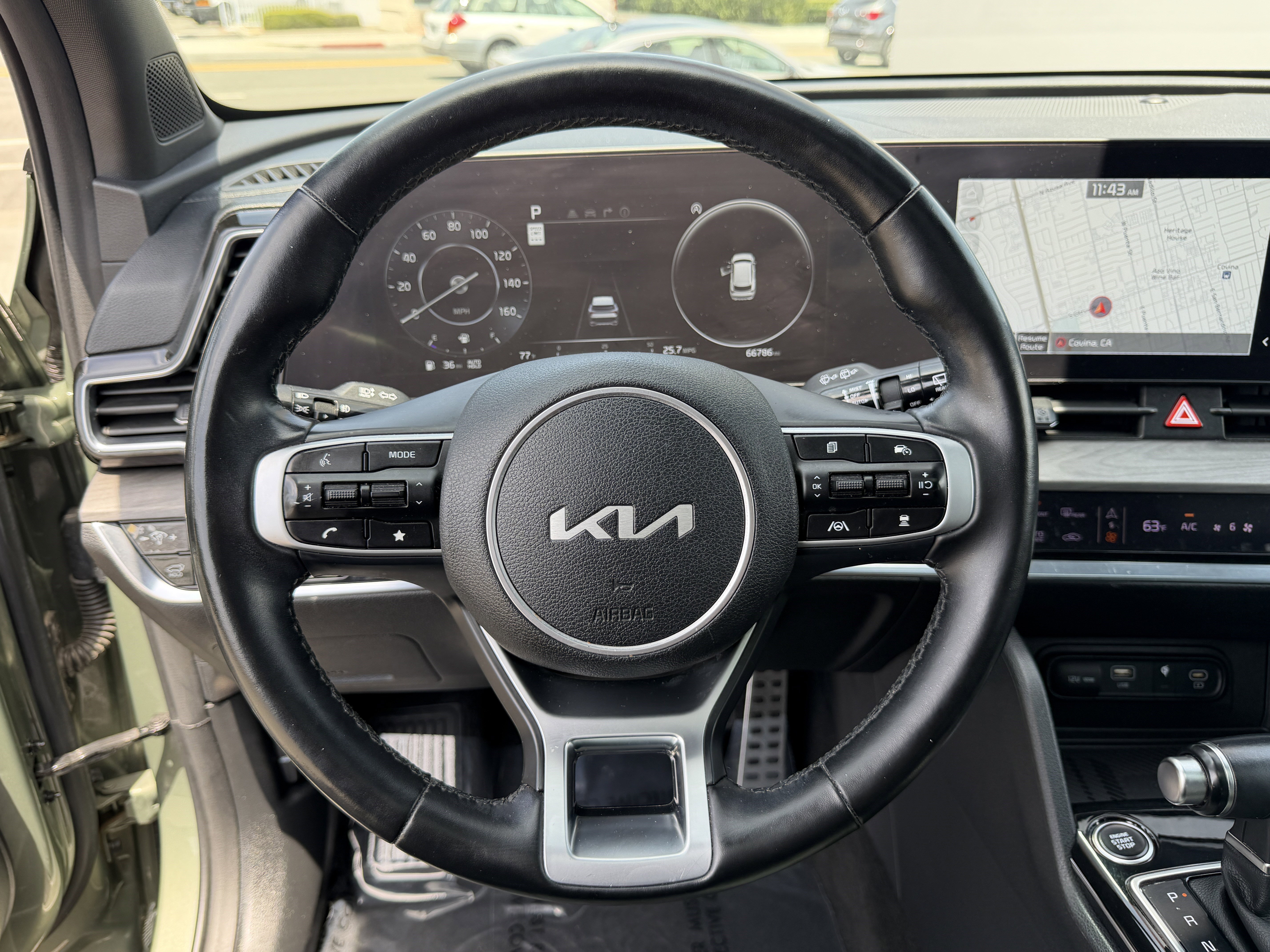 Certified Used 2023 Jungle Green/Ebony Black Roof Kia X-Pro image 19