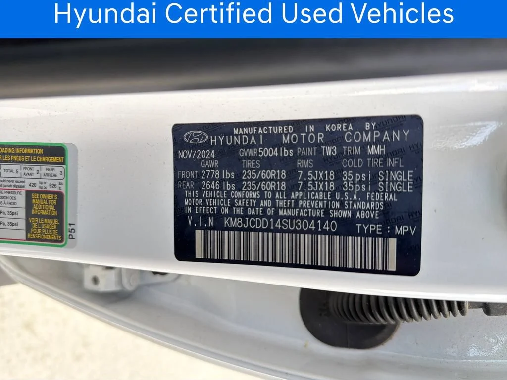 Certified Pre-Owned 2025 Hyundai Tucson Hybrid SEL Convenience