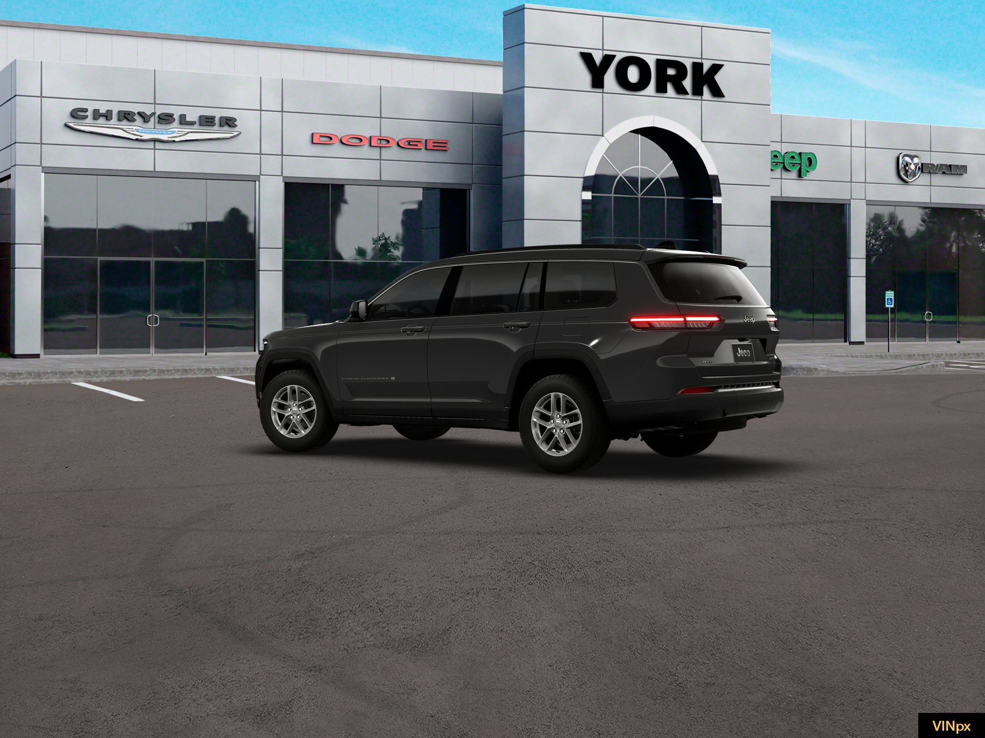 New 2026 Baltic Gray Metallic Clear-Coat Exterior Paint Jeep Laredo X image 16