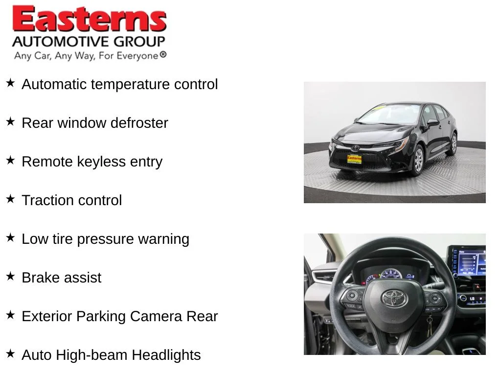 Used 2022 Black Toyota LE image 11