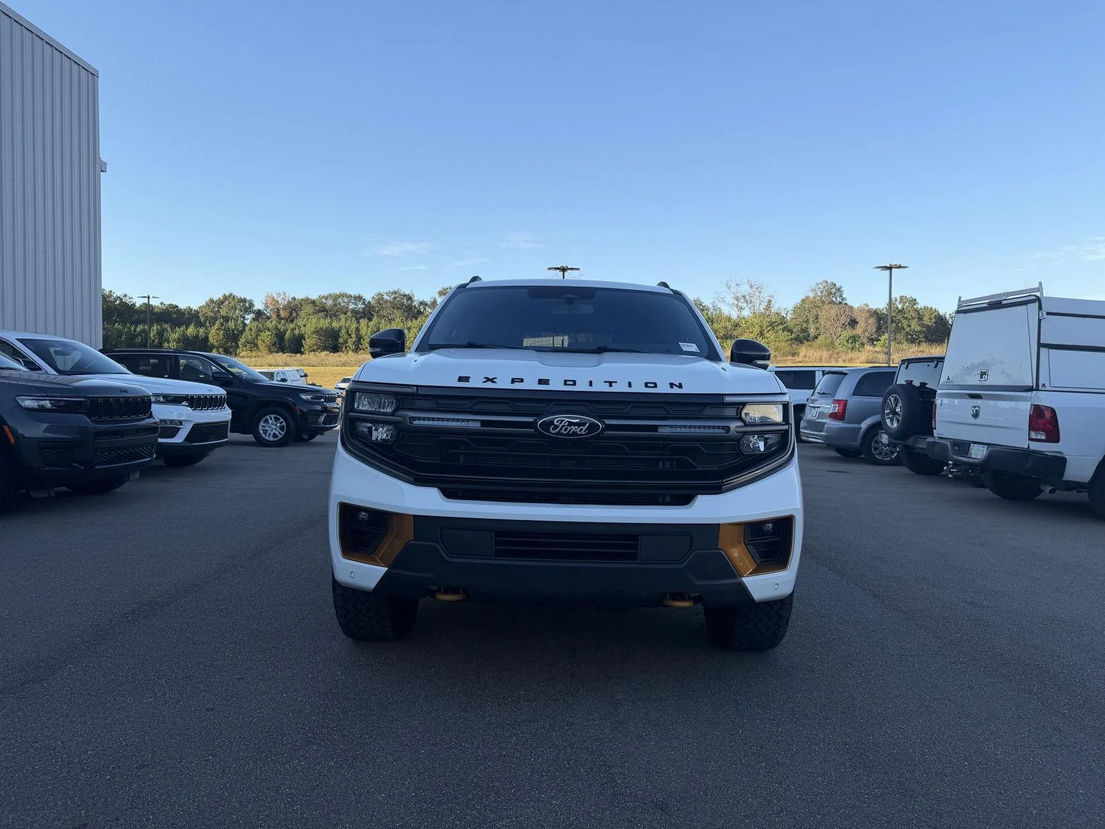 Used 2025 Star White Metallic Tri-Coat Ford Tremor image 2