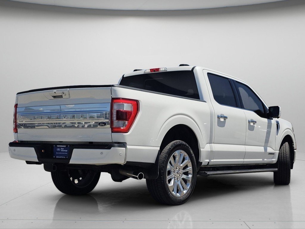 Certified Used 2022 White Metallic Ford Limited image 28
