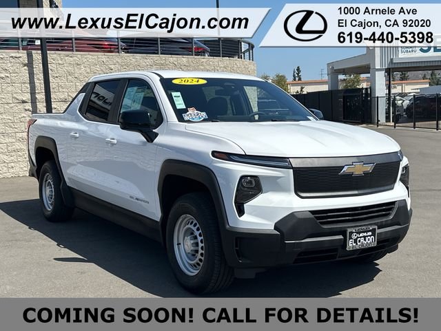 Used 2024 Chevrolet Silverado EV Work Truck with VIN 1GC10UED1RU209955 for sale in El Cajon, CA