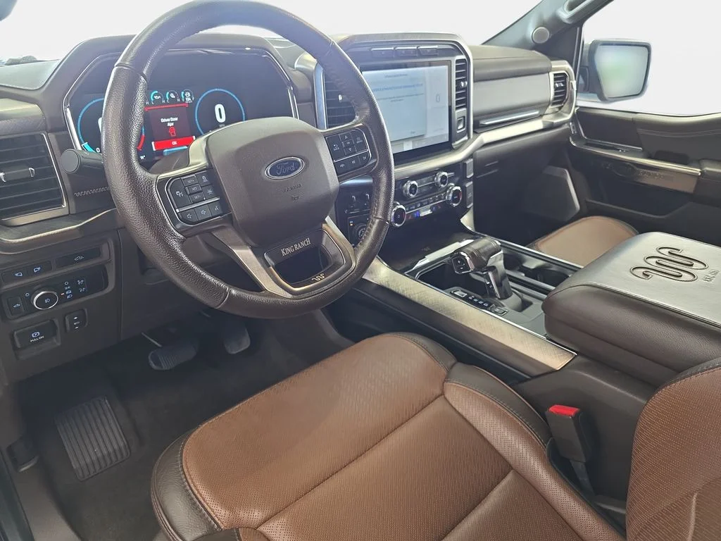 Used 2023 Azure Gray Metallic Ford King Ranch image 13