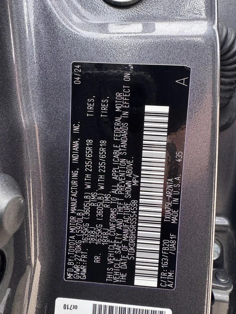 Used 2024 Gray Toyota LE image 32